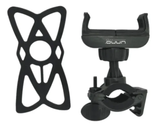 [202399] SOPORTE TELEFONO UNNO TEKNO PASE PARA MOTO AJUSTABLE NEGRO CH3007BK