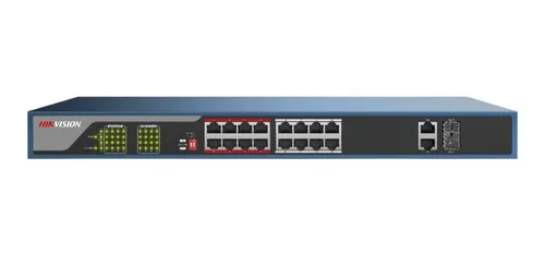 [202427] SWITCH 16 PUERTOS 100M POE DS-3E0318P-E|M