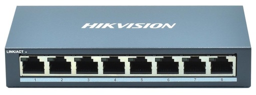 [204106] SWITCH HIKVISION NO GESTIONABLE GIGABIT 8 PUERTOS DS-3E0508-E | ESCRITORIO 10|100|1000MBPS