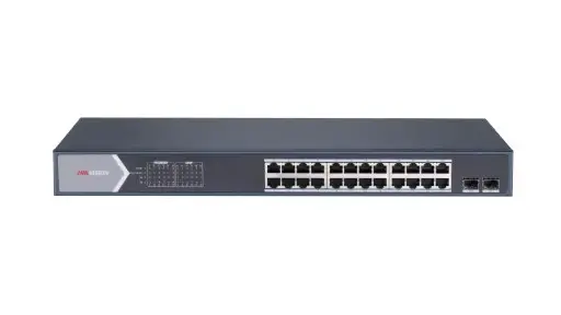 [202924] SWITCH POE+HIKVISION 24 PUERTOS GIGABIT DS-3E0526P-EIM 2 PUERTOS GIGABIT UPLINK | NO ADMINISTRABLE | 225 WATTS