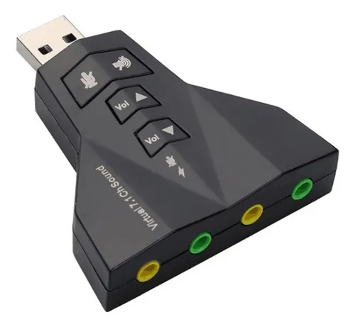 [200399] TARJETA DE SONIDO USB 7.1 TIPO AVION