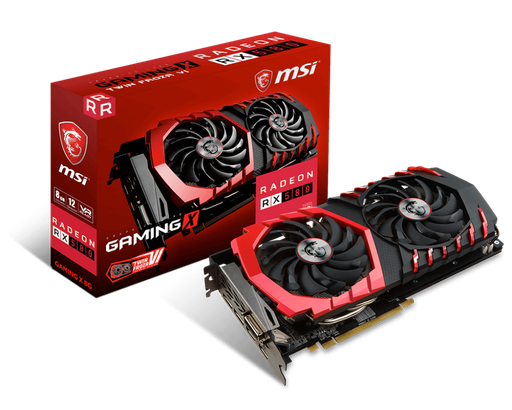 [202063] TARJETA DE VIDEO MSI RADEON RX580 GAMING X 8G