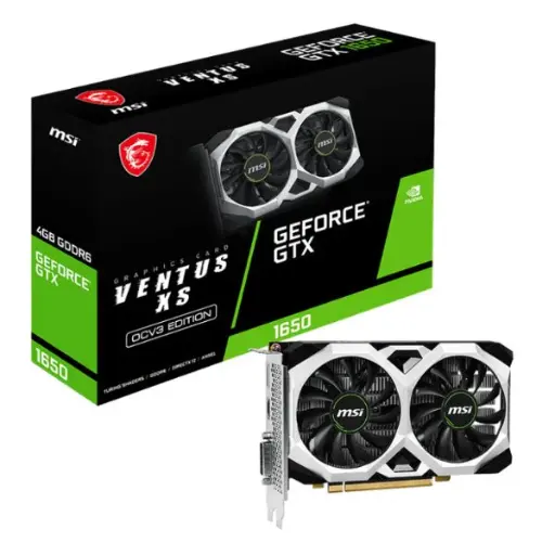 [201920] TARJETA DE VIDEO MSI VENTUS XS OC EDITION GFORCE GTX 1650 D6 4GB GDDR6 HDMI| DVI| DISPP