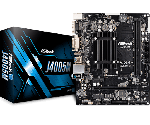 [201146] TARJETA MADRE ASROCK J4005M DUAL-CORE 2 DDR4 2400 DIMM 2 SATA 3|1 M.2