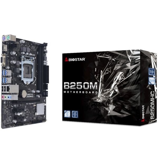 [201623] TARJETA MADRE BIOSTAR B250MHC INTEL 6-7 GEN SOCK 1151