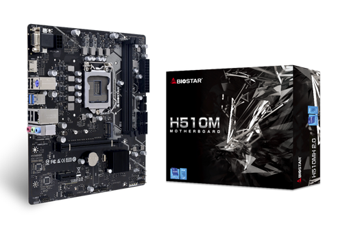 [201622] TARJETA MADRE BIOSTAR H510MHP 2.0 SOCKET 1200 2XDDR4 3200