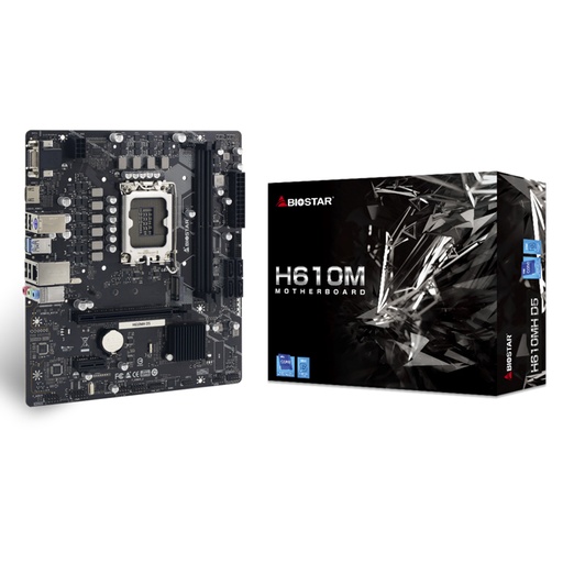 [204086] TARJETA MADRE BIOSTAR H610MH-D5 SOCKET 1700 M2 2 DIMM DDR5