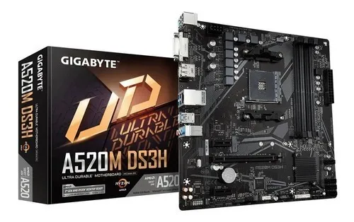 [202197] TARJETA MADRE GIGABYTE A520M DS3H SOCKET AM4 DDR4