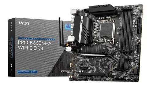[202404] TARJETA MADRE MSI B660M A WIFI DDR4
