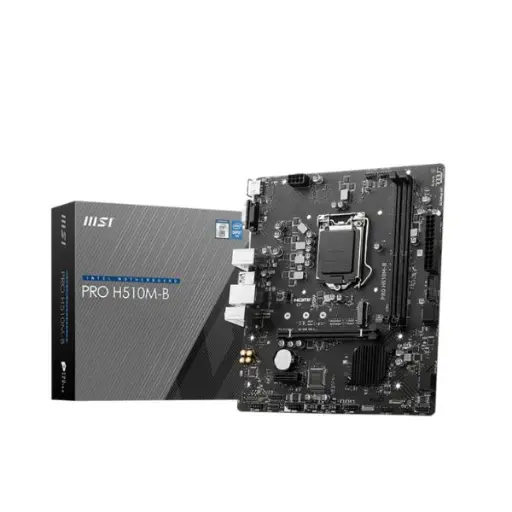 [203660] TARJETA MADRE MSI H510M-B MATX LGA1200 2XDDR4 4XSATA 1XM.2 2PCIE VGA HDMI 10MA 11VA GEN