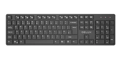 [201852] TECLADO DELUX INALAMBRICO SK800G