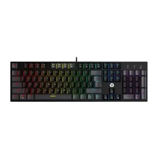 [203988] TECLADO | FANTECH | ATOM | MK886V2 | CABLEADO | NEGRO-AZUL