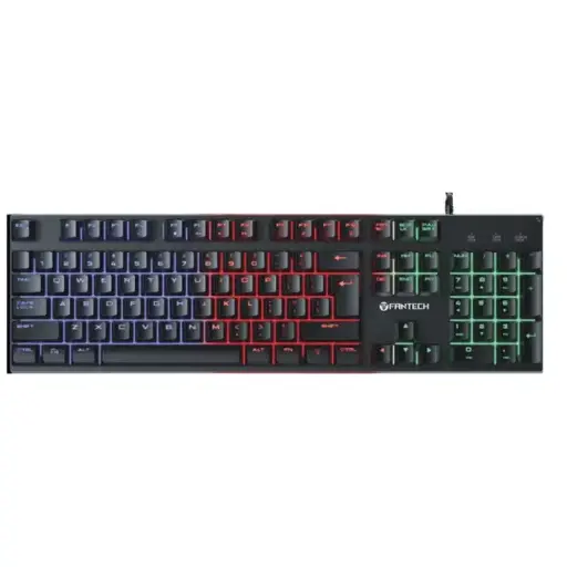 [204307] TECLADO FANTECH FIGTHER III K614L CABLEADO NEGRO