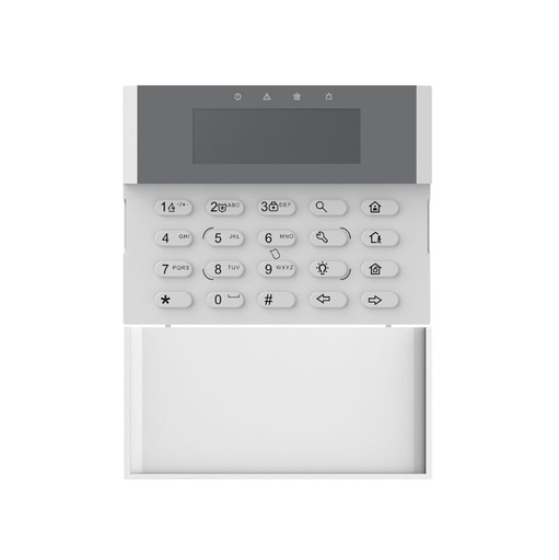 [202932] TECLADO LCD PARA PANEL DE ALARMA CABLEADO DS-PK1-LRT-HWB | AX PRO