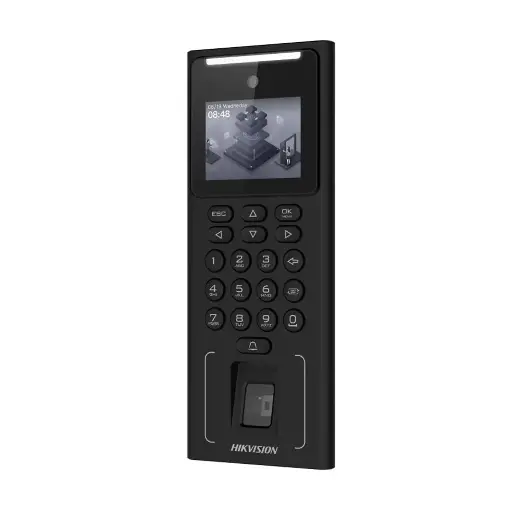 [203402] TERMINAL DE ACCESO Y ASISTENCIA BIOMETRICO FACIAL DS-K1T321MFWX |WIFI | 500 ROSTROS | 3000 HUELLAS | AUDIO | TARJETAS