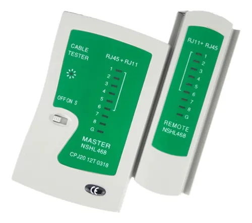 [203802] TESTER DE RED | LAN TESTER | STC | RJ11 | RJ45 LED | STC-LANT