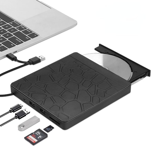 [204075] UNIDAD OPTICA EXTERNA ODD DVD+|RW SM DL 9.5MM USB 2.0 PORTABLE