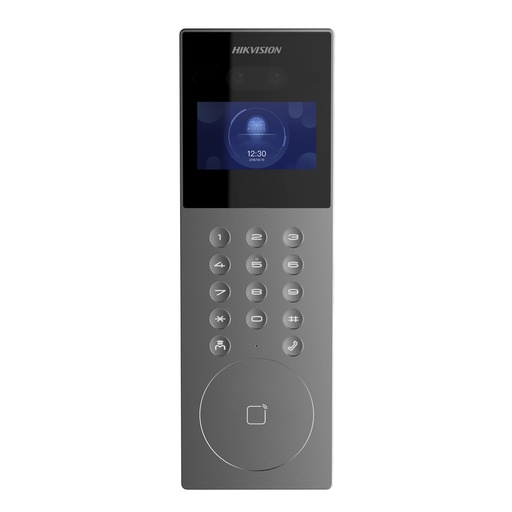 [202952] VIDEO PORTERO IP 2 MP DS-KD9203-E6 | 1080P | RECONOCIMIENTO FACIAL DS-KD9203-E6 | TARJETA MIFARE | APP | ANGULO 120° | P