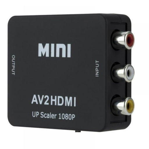 [203820] ADAPTADOR CONVERTIDOR SPIDERTEC RCA (AV) A HDMI 1080P SPI-A47