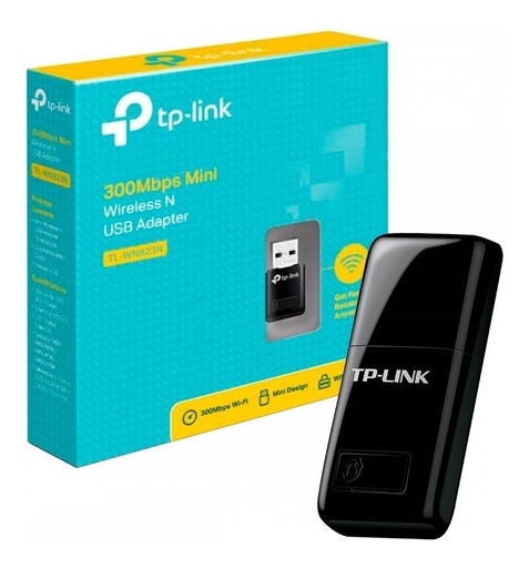[201935] ADAPTADOR TPLINK WIN823N USB 300MBPS USB 2.0