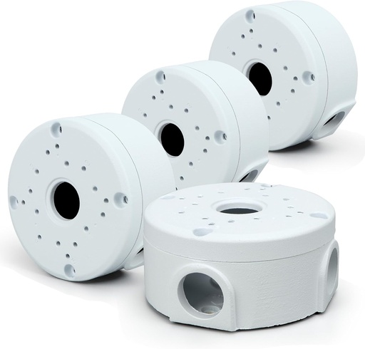 [204477] CAJETIN REDONDO | PVC | CON TAPA | PARA CAMARA Y BALUN | BLANCA | LESSO