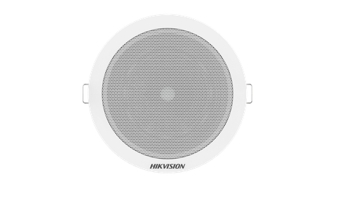 [204236] ALTAVOZ ANALOGICO HIKVISION 6W TECHO EMPOTRABLE | 8 OHMS | MAX 98DB DS-QAE0206G1-V | BLANCO