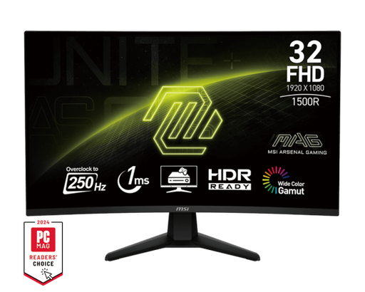 [204529] MONITOR MSI 32C6X | 32" | 250HZ | 1920X1080| GAMING CURVO 