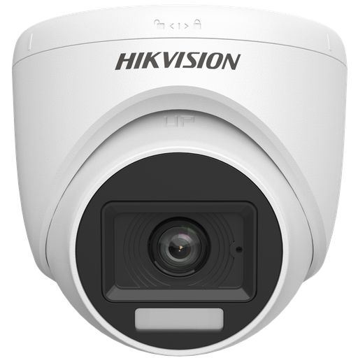 [204572] CAMARA TURBO HD 5MP 3K TIPO DOMO PLASTICA 2.8MM HIKVISION DS-2CE76K0T-LPFS | AUDIO | SMART HYBRID LIGHT COLORVU