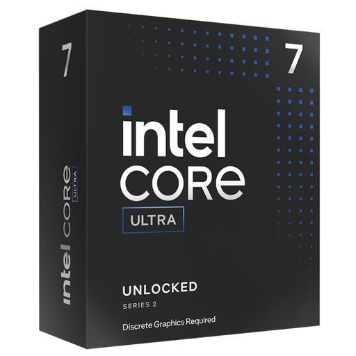 [204610] PROCESADOR INTEL CORE ULTRA 7 265KF FCLGA 1851 | 3.9GHZ | 30MB SERIE ULTRA REQUIERE TARJETA GRAFICA