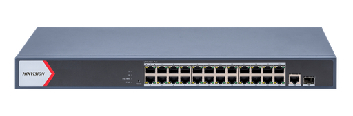[204626] SWITCH HIKVISION POE+ | 24 PUERTOS GIGABIT DS-31526P-EI|M 1 PUERTO SFP ADMINISTRABLE POE HASTA 250 METROS 225W