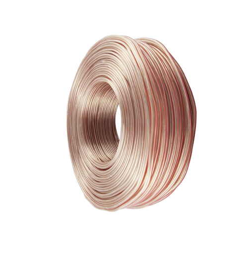 [204627] CABLE PARA CORNETAS Y SONIDO RVB 2X1.0 (CCA) 30 METROS TRANSPARENTE CON IDENTIFICADOR DE POSITIVO