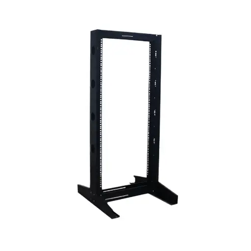[204649] RACK DE PISO 45 UNIDADES 7FT NEGRO DOS POSTES QNET INCLUYE 50 CANASTILLA QNETR45