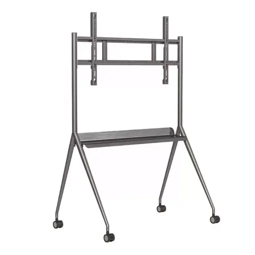 [204678] SOPORTE MÓVIL PARA PANTALLAS HIKVISION DS-D5ABKY2-B | 55" | 65"| 75" | 86" GRIS | ACERO