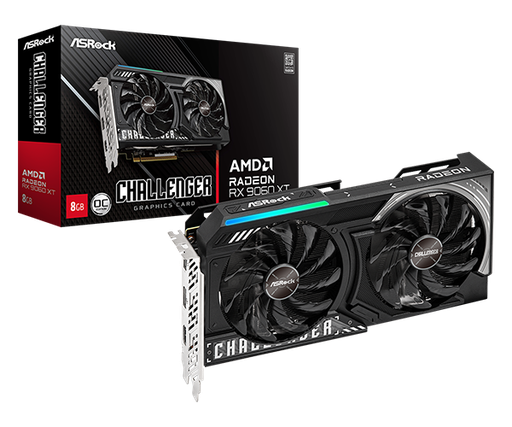[204688] TARJETA DE VIDEO ASROCK AMD RADEON RX 9060XT SL 8GB OC GDDR6 128BIT 2780MHZ 550W HDMI DISPLAY PORT BLANCO