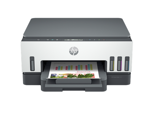 [204705] IMPRESORA | HP | SMART TANK 720 | MULTIFUNCIONAL A COLOR | WIFI | TODO EN UNO | 15PPM | TINTA CONTINUA | PANTALLA LCD | 6UU46A