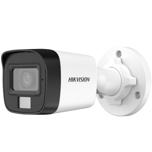 [204721] CAMARA BULLET HIKVISION DS-2CE16K0T-LPTS TURBO HD 5 MP | 2.8 MM | 3K | 2960 X 1665 | LUZ DUAL | IR EXIR MICROFONO INTEGRADO | EXTERIOR IP67 METAL DWDR