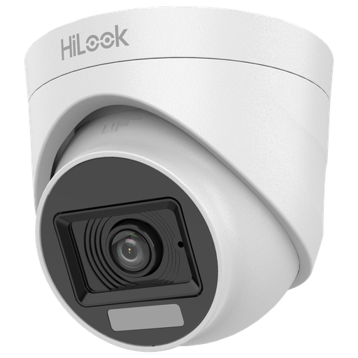 [204723] CAMARA DOMO | HILOOK | THC-T127-LPS | TURBO HD | 2MP | 1080P | LUZ DUAL | 2.8MM | 20MTS IR | EXTERIOR | IP66 | MICROFONO INTEGRADO