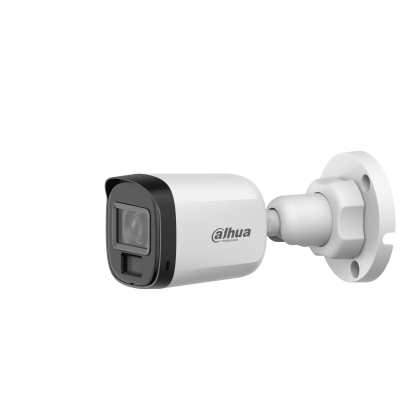 [204743] [DH-HAC-B1A51N-U-IL-A] CAMARA ANALOGICA | SERIE COOPER | RESOLUCION 5MP | BULLET | LENTE FIJO | HOUSING PLASTICO | LUZ SUPLEMENTARIA "SMART DUAL LIGHT" | MICROFONO | IP67 | MARCA DAHUA