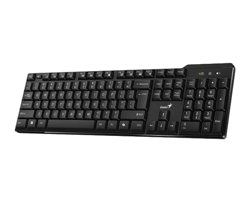 [204784] TECLADO | GENIUS | 7100X | CLASICO | INALAMBRICO | ESPAÑOL | NEGRO
