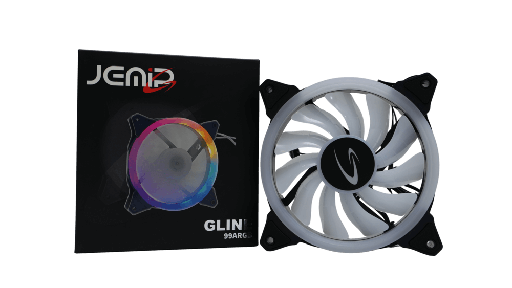 [204785] FANCOOLER VENTILADOR JEMIP GLINE99 | ARGB BLANCO12CM JP12-99ARGB-GLIN