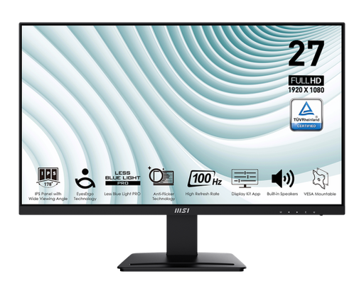 [204788] MONITOR | MSI | 9S6-3PB4CH-088 | 27" | 100HZ | IPS VGA | HDMI | DP