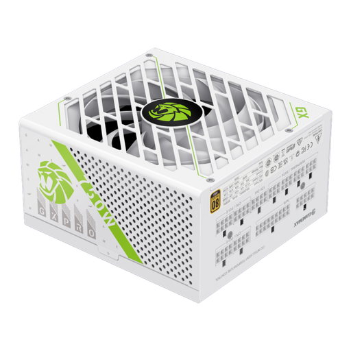 [204803] FUENTE DE PODER | CERTIFICADA | GAMEMAX | 750W | GAMING | GX-750 PRO WH | 80 PLUS GOLD | ATX 3.1 APFC | 12V | 13.5CM | FULL MODULAR | BLANCO