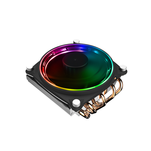 [204809] CPU COOLER GAMEMAX GAMMA 300 RAINBOW | 5 TUBOS TDP 135W RGB | FULL INTEL | AMD | AM4 | AM5 | NEGRO