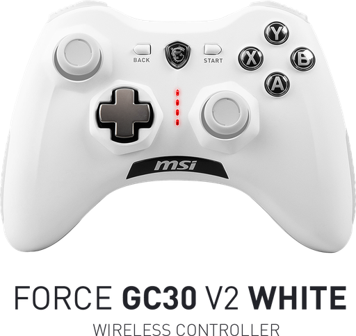 [204817] GAMEPAD MSI GAMING FORCE GC30 V2 INALAMBRICO BLANCO