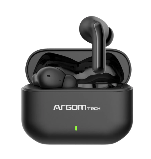 [204831] AUDIFONOS ARGOM EARBUDS SKEIPOD E85 | IPX5 | RESISTENTE AL AGUA | TIPO-C | CONTROL TACTIL | NEGRO | ARG-HS-5085BK