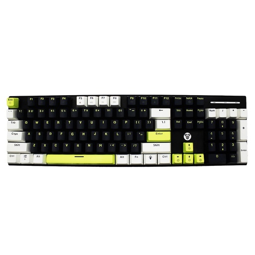 [204864] TECLADO FANTECH ATOM 104S MK878S CABLEADO MORI-AZUL SWITCH AZUL