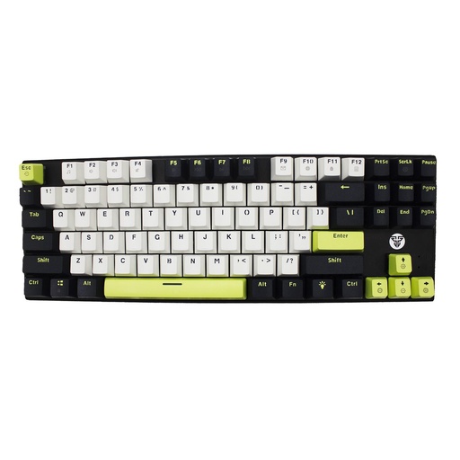 [204873] TECLADO FANTECH ATOM87S MK877S CABLEADO MORI-BLANCO SWITCH ROJO