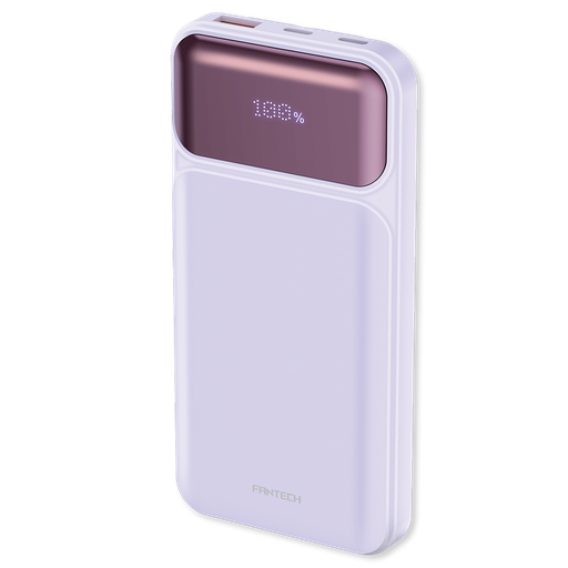 [204882] POWER BANK FANTECH PORTATIL POWERPACK T2 10.000MSH 22W PURPURA