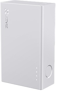 [204909] BATERIA RECARGABLE EZVIZ CS-PB18-R100-WH | COLOR BLANCO | 5200MAH | TIPO-C 5V 2 AMPER | USB-A 5V 1 AMPER