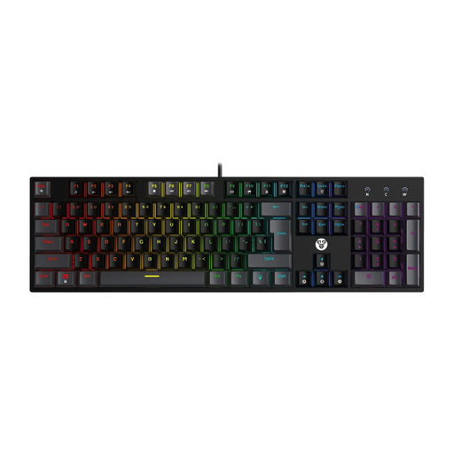 [204974] TECLADO FANTECH ATOM104 MK886V2 CABLEADO NEGRO SW-ROJO
